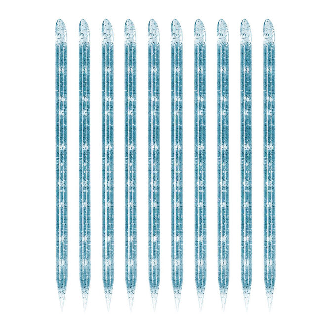 Betisoare Unghii pentru Cuticule SensoPRO Milano, Clear Blue - Set 100 bucati